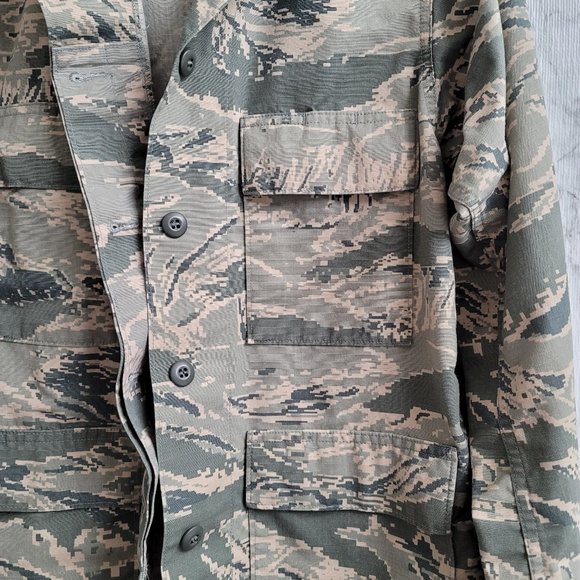 💕 Woman's utility Coat Air Force Camouflage Pattern - Picture 12 of 14
